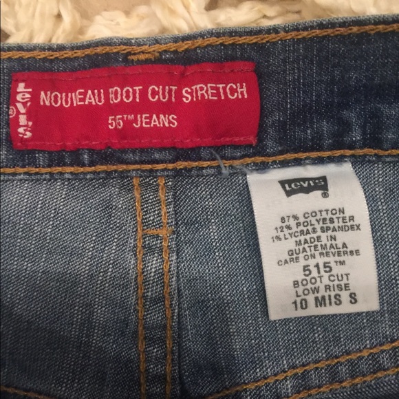 Levi Jeans Nouveau Boot Cut Stretch 515  S: 10 - Picture 2 of 3